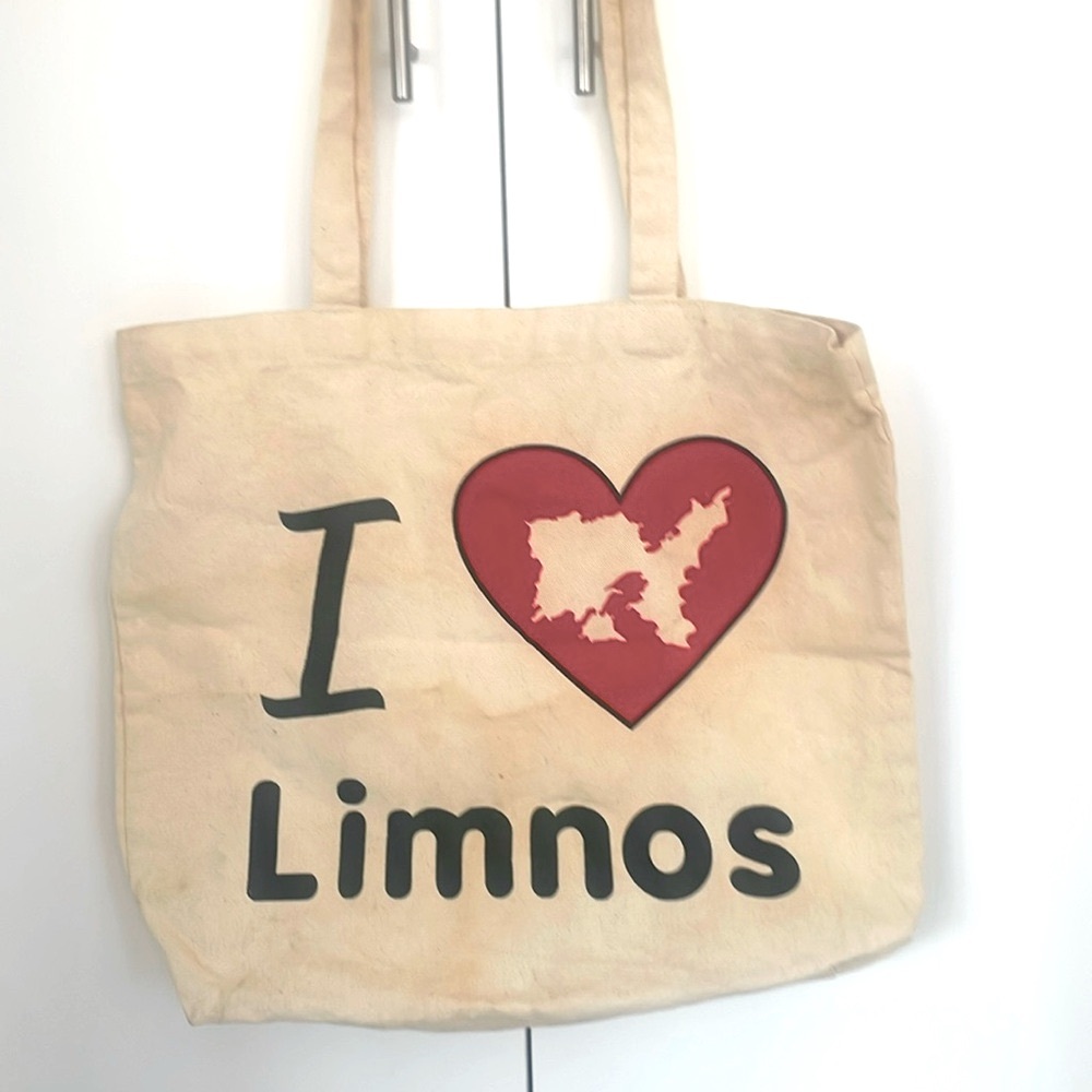 Canvas Tote Bag - I ❤️ Limnos